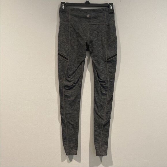 ATHLETA HEATHERED GRAY DRIFTER LEGGINGS SMALL - Picture 6 of 10